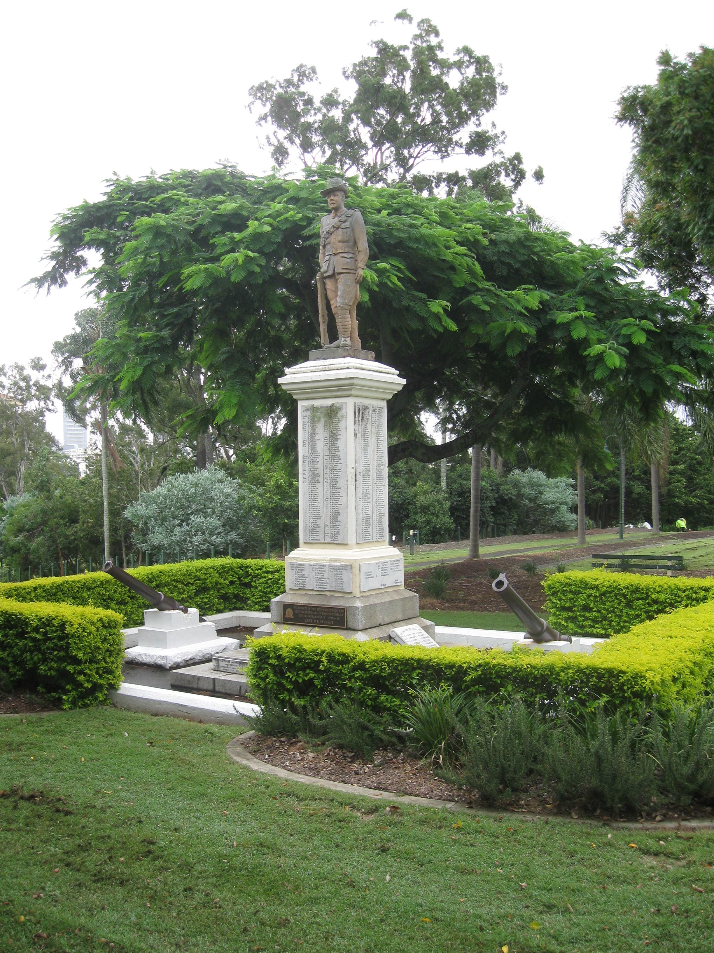 Mowbray Park and East Brisbane War Memorial