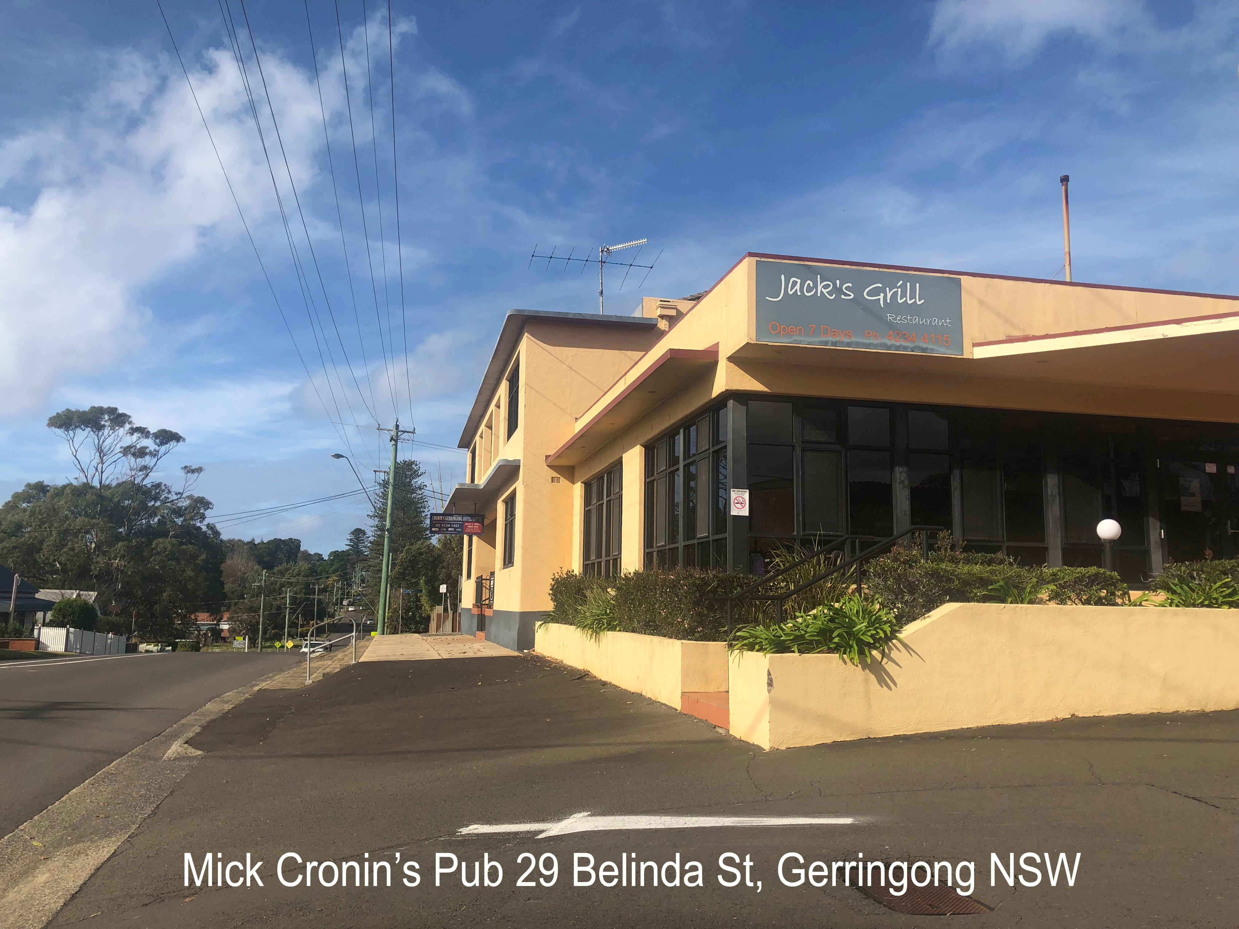 Gerringong Squash Club (Mick Cronin's Pub)